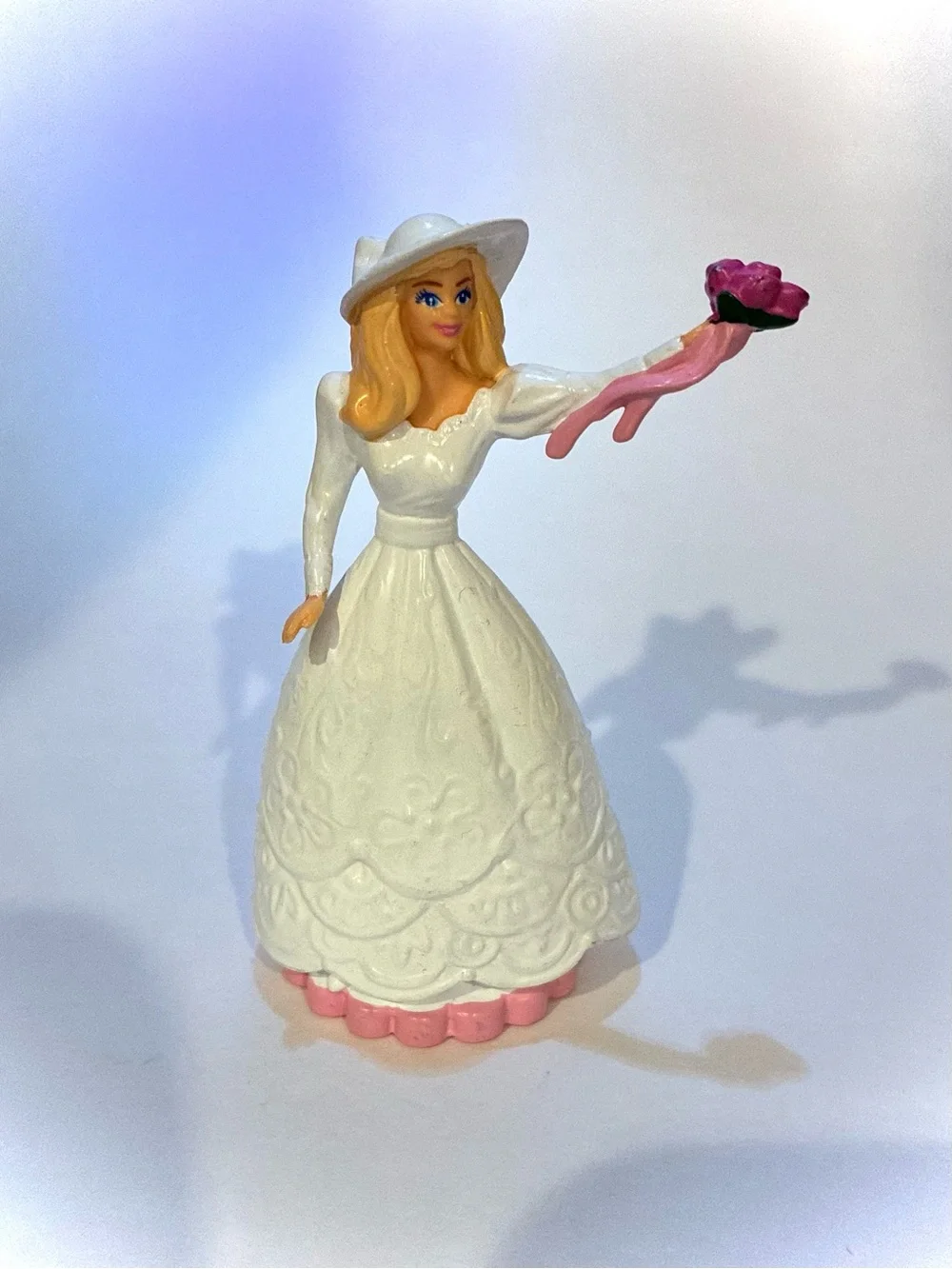 Vintage Barbie Bride Figure, PVC, by Applause, 1990